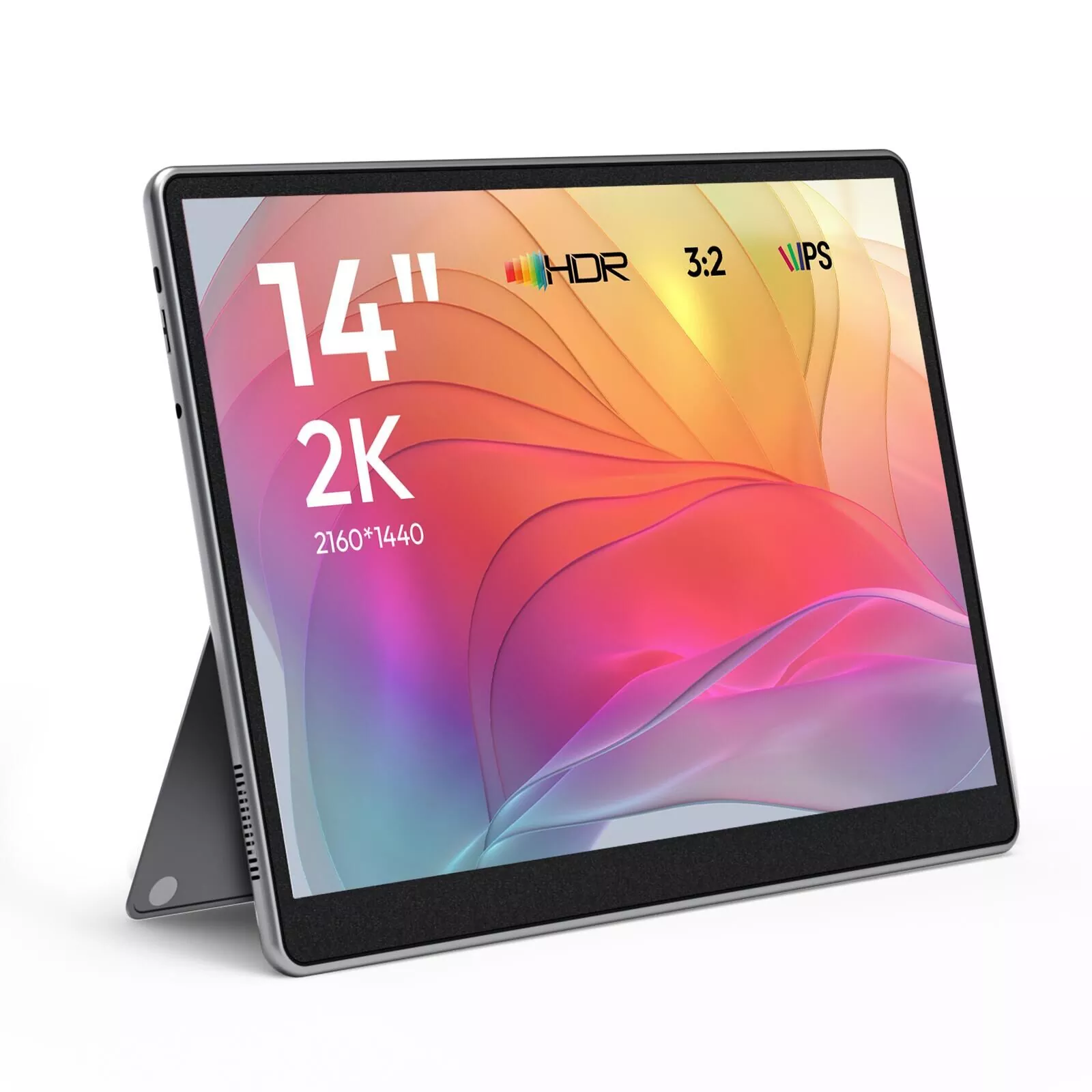 14 hazbeteko 2K Ultra HD Monitore Portable