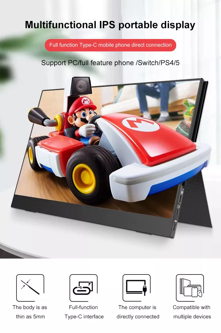14 Inch 1080P Portable Monitor